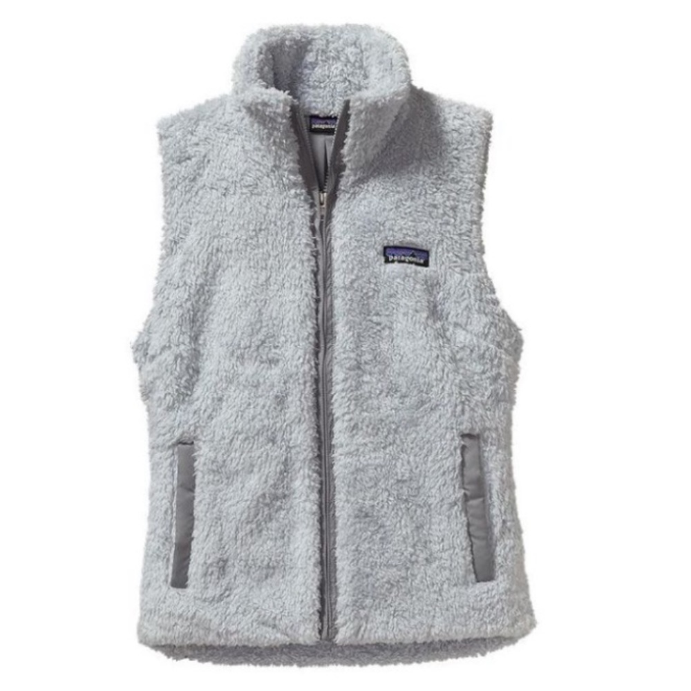 Patagonia Los Gatos Fleece Vest Gray Sherpa Large